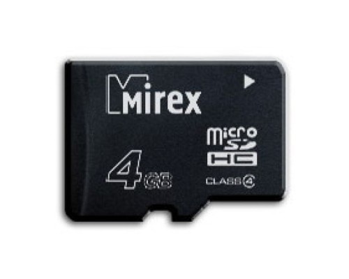 Карта памяти Mirex microSDHC Class 4 4GB