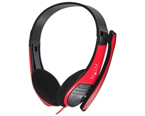 Гарнитура компьютерная Oklick HS-M150, black/red