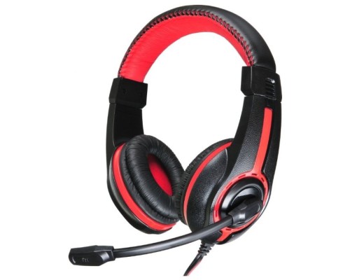 Гарнитура компьютерная Oklick HS-L200, black/red