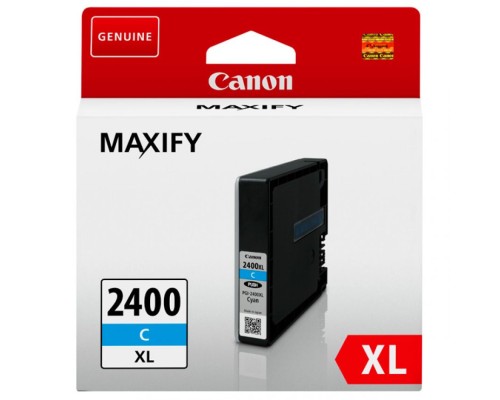 Картридж струйный CANON PGI-2400XL C, Blue