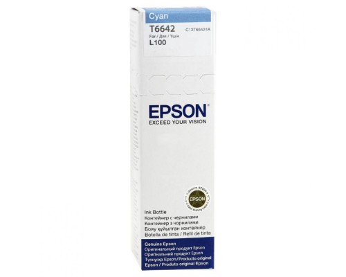 Чернила Epson для L100/L110/L210/L300/L355 (C13T66424A) Blue