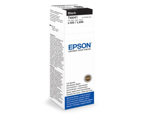 Чернила Epson C13T66414A, Black