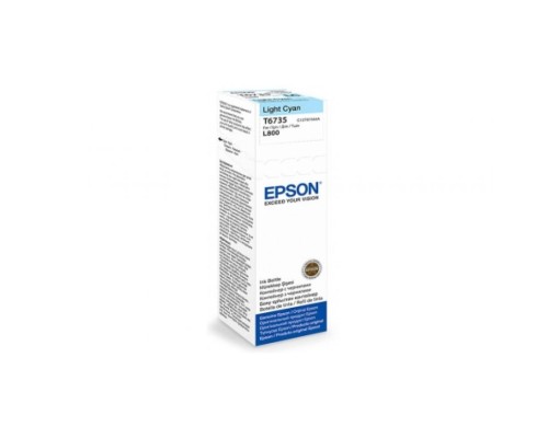 Чернила Epson T6735 LIGHT CYAN для L800