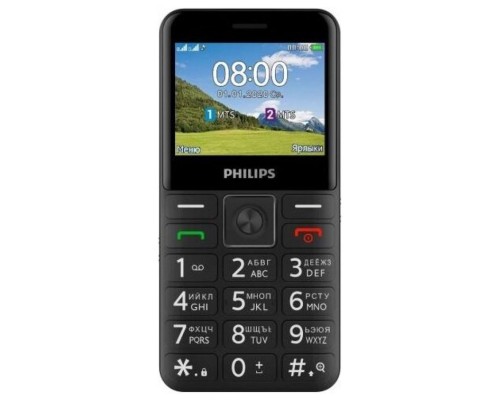 Мобильный телефон Philips Xenium E207 black