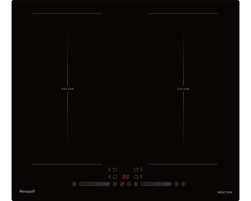 Встраиваемая варочная панель индукционная Weissgauff HI 642 BSCM черная