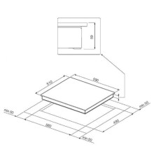 Встраиваемая варочная панель газовая Graude GS 60.3 W White/Black